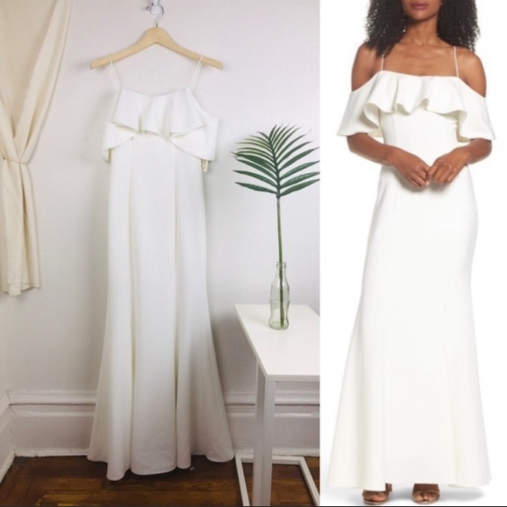 White Off the Shoulder Dress